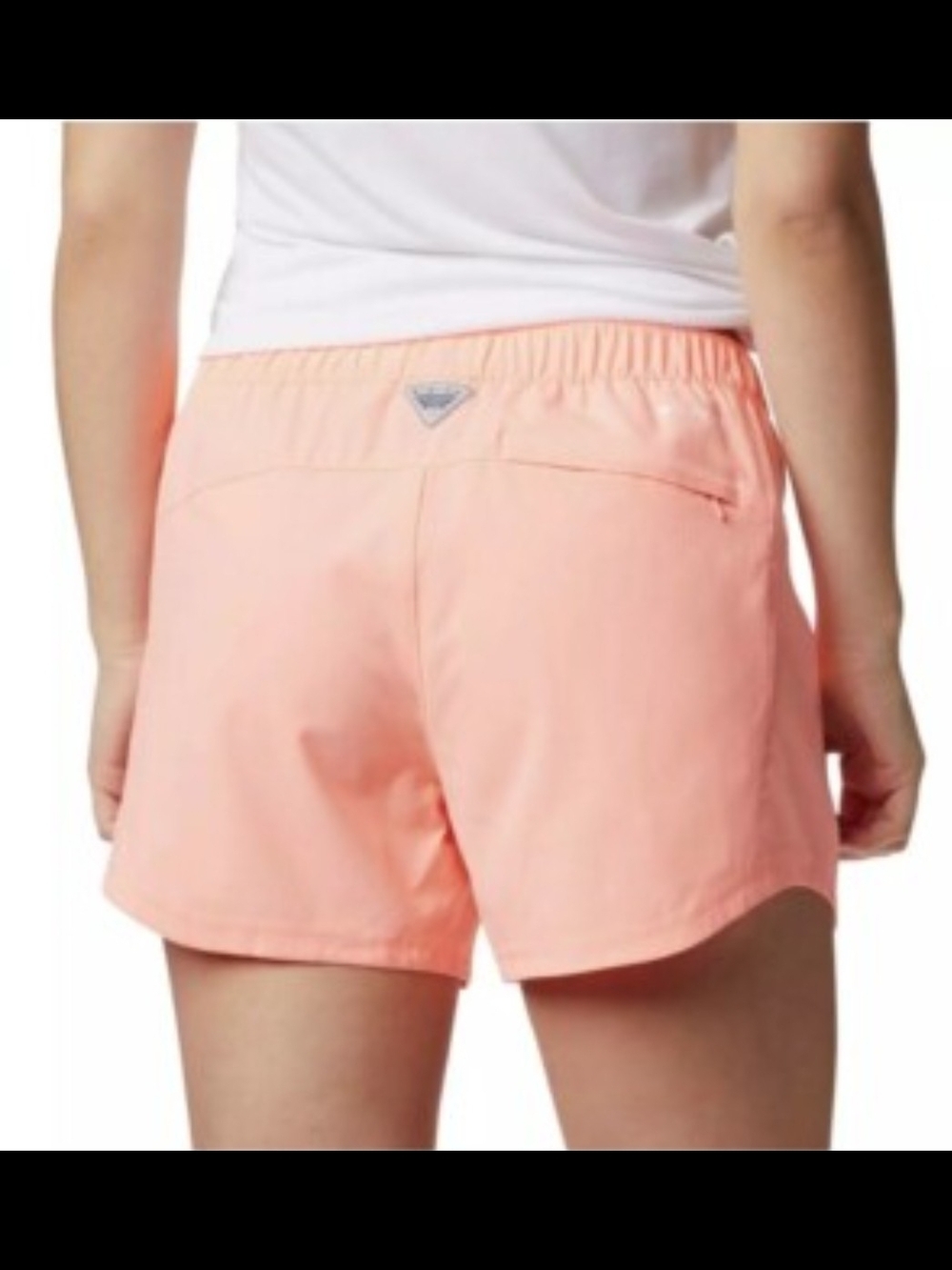 Columbia Women's Light Peach Athletic Shorts - Picture 2 of 6